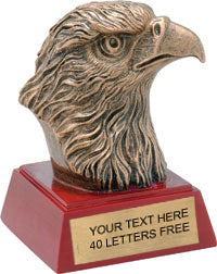 Eagle Mascot Resin Themes Trophy [S491]