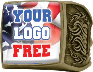 Custom Full Color Championship Ring- Gold [RXGSFC-G-10]