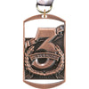 3rd Place Dog Tag Medal - 2.75
