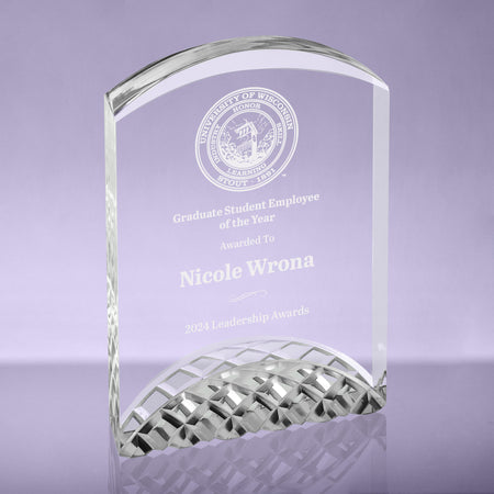 Silver Horizon Acrylic Award - 5 x 7 [AJH-SLV-7]