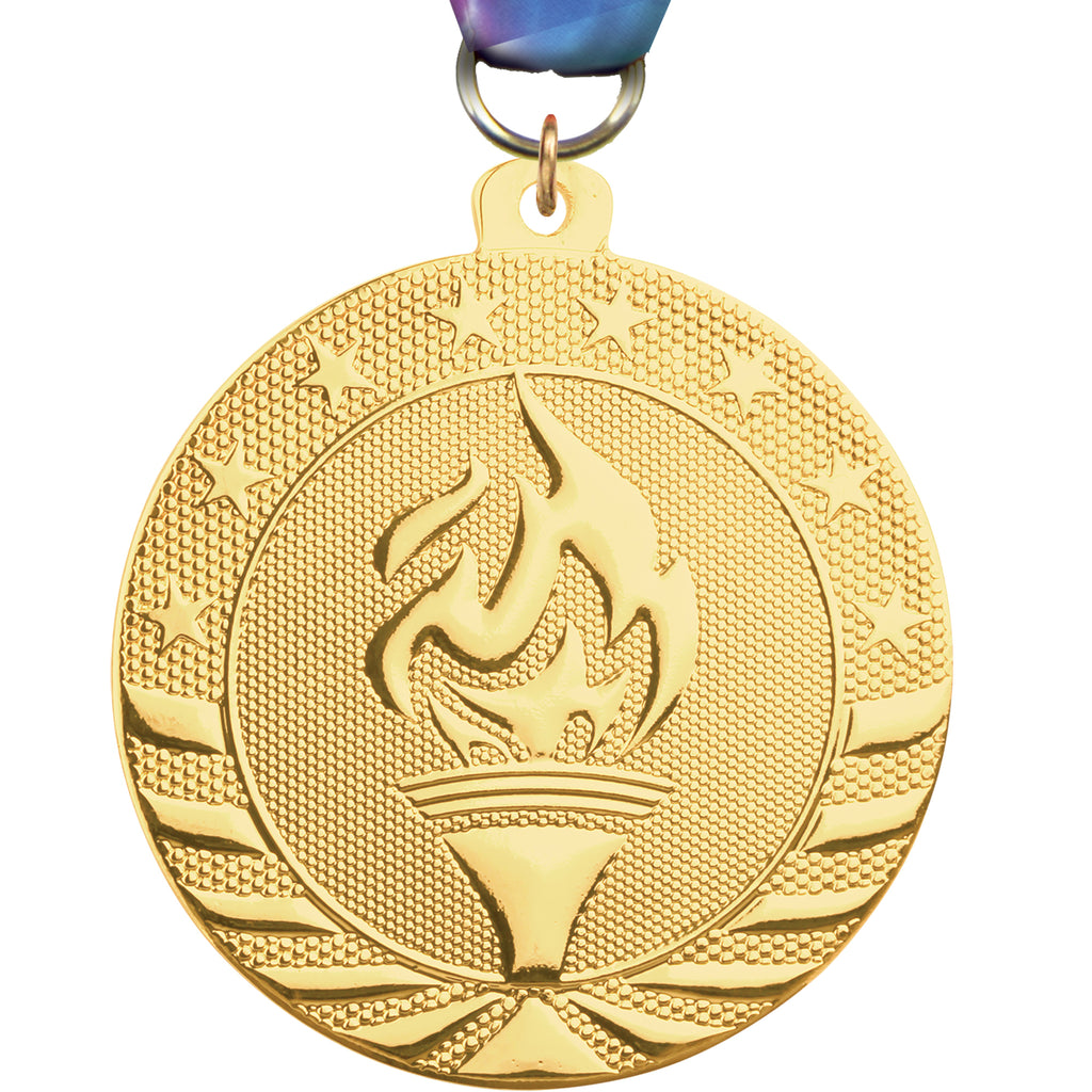 2" Victory Torch Starbrite Medal [MJSB2-VY]