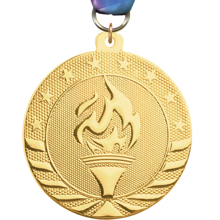 2" Victory Torch Starbrite Medal [MJSB2-VY]