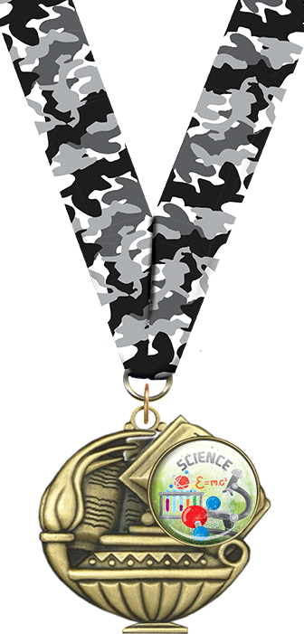2" Science Insert Academic Medal [MAP2-i-SE]