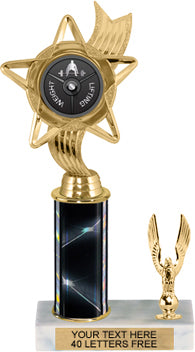 Banner Star Insert Trophy with 1 Trim [T1T10i-J27]