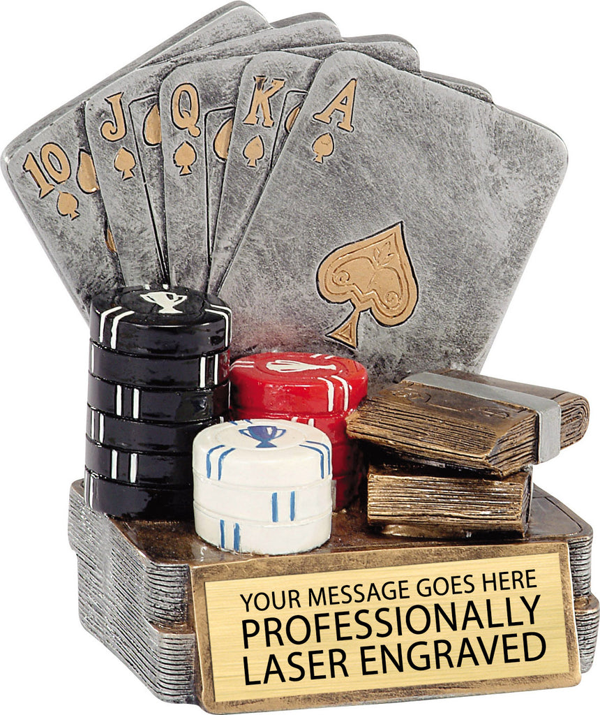 Poker Resin Trophy [RM41-50]