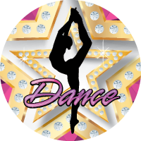 Gymnastics Bling Insert [BTD-3854]