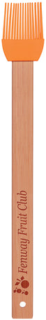 Silicone Baster Brush with Bamboo Handle- Orange [BSTJ9-ORG]