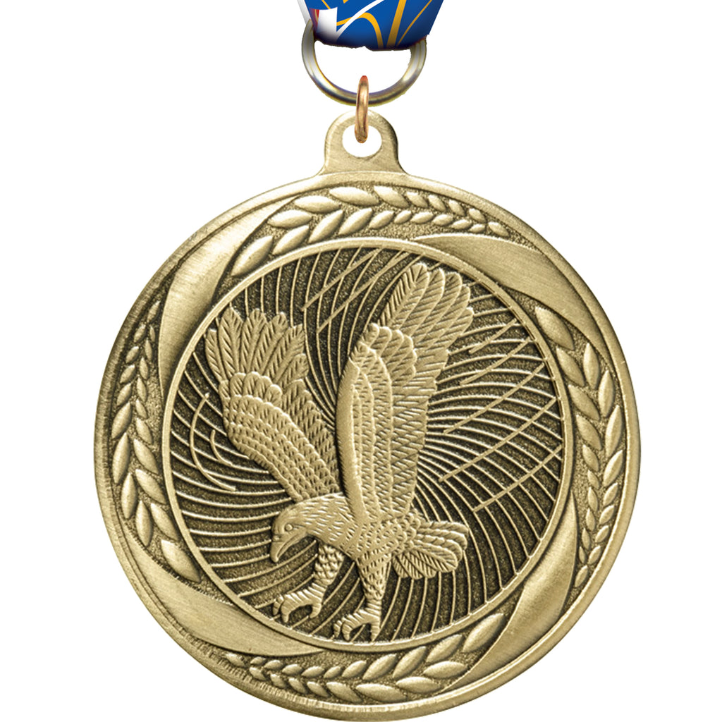 2.25" Eagle Laurel Wreath Medal [MM2S-31]