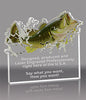 Bass Fishing Acrylic Award- 7x6.5 inch [AFSH-BASS-76-Q]