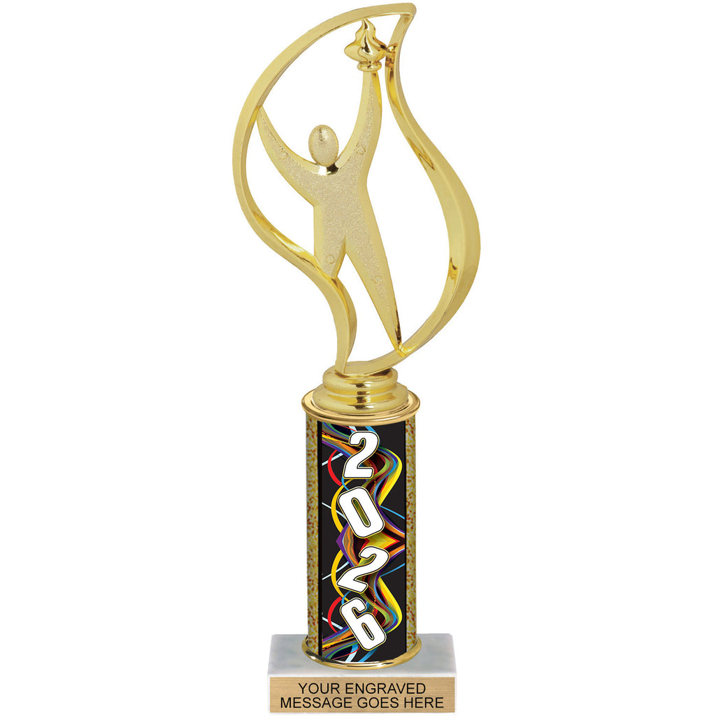 Trophy with 2026 Exclusive Column - 10 inch [T10-26-Z]