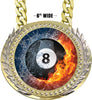Billiards 6 inch Presidential Metal Champ Chain [CCSPR-BL]