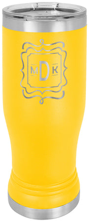 14 oz. Polar Camel Pilsner Tumbler w/Lid - Yellow [PCJ9-56]