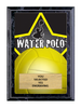 Water Polo Full Color Star Plaque [PEDG5-WTRPLO]