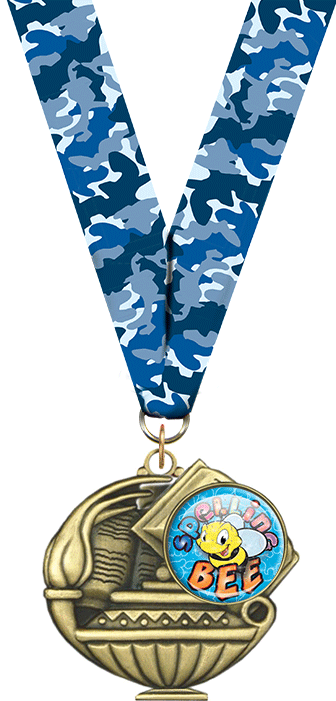 2" Spelling Bee Insert Academic Medal [MAP2-i-SPB]