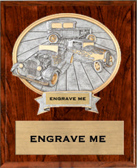 Hot Rod Sport Legend Oval Plaque [P10SLO8-HTRD]