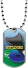 Shuffleboard Dog Tags [DTLAM2-SHFLBRD]