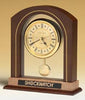 Arched Pendulum Clock with Walnut and Burl Finish [TDC922]