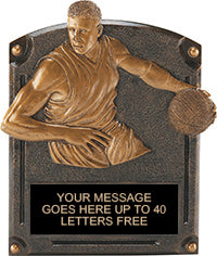 Basketball Male Legends of Fame Resin Trophy [RLOF86-BKM]