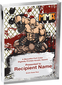 Mixed Martial Arts Vibrix Acrylic Award [ACB68V-MMA]