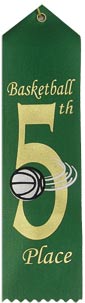 Basketball 5th Place Event Ribbon [R8SER-BK-5TH]