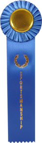 Sportsmanship Single Streamer Rosette Ribbon [R10R1-SPRTMSHP]