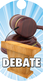 Debate Dog Tag Insert [DT-1214]
