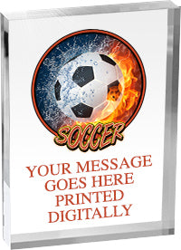 Soccer Vibrix Acrylic Award [ACB57V-SC]