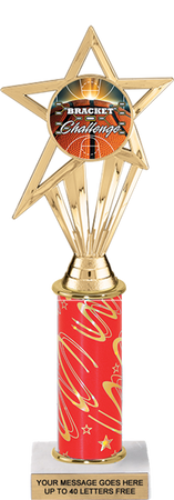 Shooting Star Power Color Insert Trophy w/ Column [Ti10-J30]