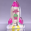 Blast Off Pink Rocket Acrylic Award - 7 inch [ATRKT1-7-PNK-Q]