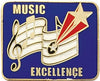 Music Excellence Enameled Pin [PCM-MC-572]