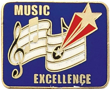 Music Excellence Enameled Pin [PCM-MC-572]