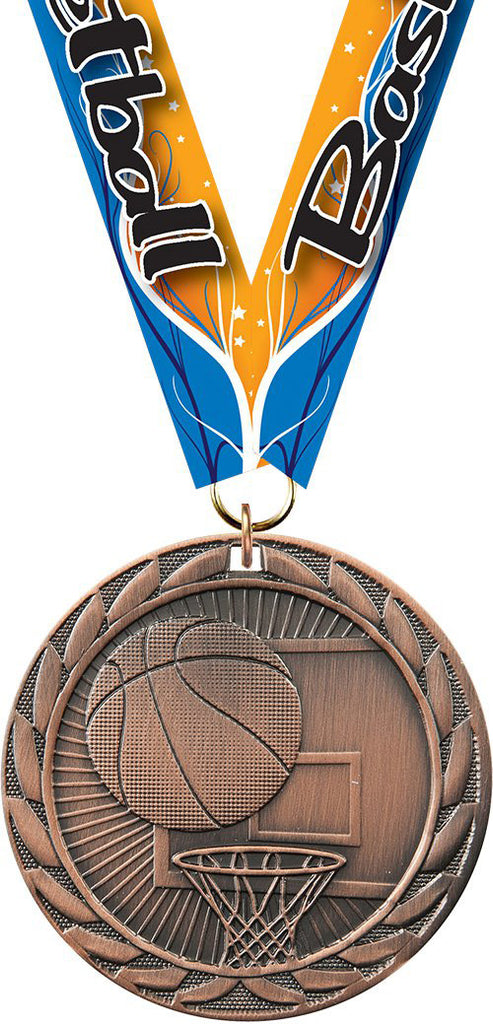 Basketball FE Iron Medal- Bronze [MCFE-BK-B]