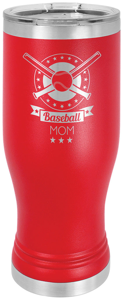 20 oz. Polar Camel Pilsner w/ Lid - Red [PCJ9-73]