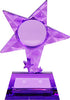 Exclusive Krystal Ice Amethyst Star w/ Custom Insert [iX3STRPU]