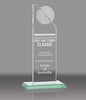 Jade Glass Peak Golf Award - 10.5 inch [JGPGLF10]