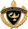 Physical Education 3D Enameled Scholastic Pin [PCM-WRT-PE]