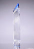 Acrylic Step Oval Award - 9.5x6.25x1.25 Blue [ARSO-9-BL]