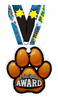 Principals Award Paw Acrylic Medal- 2.75 inch [MACR2-PAW-PP-Q]