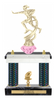 Two-Post Diamond Riser Trophy [TDR2P16]