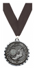 2.75 inch Track Diecast Medal with Diamond Cut Border [MM275DC-TK]