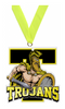 Trojans Mascot Colorix-M Acrylic Medal [MACR5-MSCT-TJN-Q]