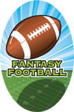 Fantasy Football Oval Insert [OV-1789]