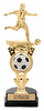 Soccer Trophy with Spinning Ball [TSB2DF2-SC]