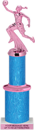 Pink Hybrid Column Trophy [TSQ2RD12-PNK]