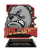 Bulldogs Mascot Colorix-T Acrylic Trophy- 8.25 inch [TACR8-MSCT-BLDG-Q]