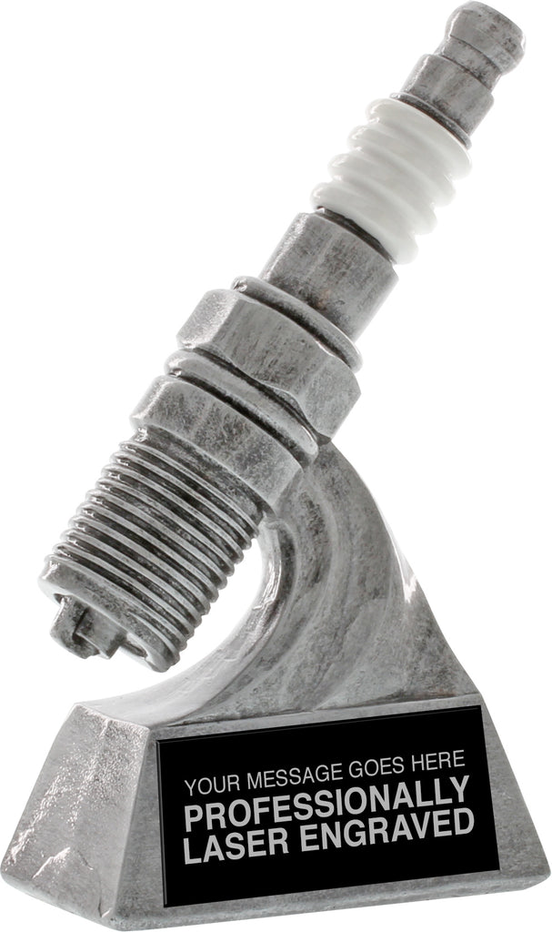 Spark Plug Car Show Resin Trophy- 6 inch [RJ101SP-6]
