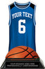 Basketball Jersey Colorix-T Acrylic Trophy- Blue [TACR7-JSY-BK-BLU-Q]