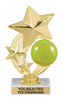Softball Shooting Star Spinning Trophy [TSSS6-SB]