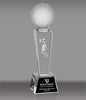 Basketball Male 3D Laser Crystal Trophy [CRL3D-BKM]