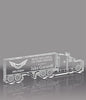 Conventional Tractor Trailer Acrylic Award - 8.5 inch [ATRK-001-8-Q]